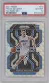 Franz Wagner from the 2021-22 Panini Prizm  set featuring a Factory Box Set parallel graded by PSA and given an overall grade of 10.