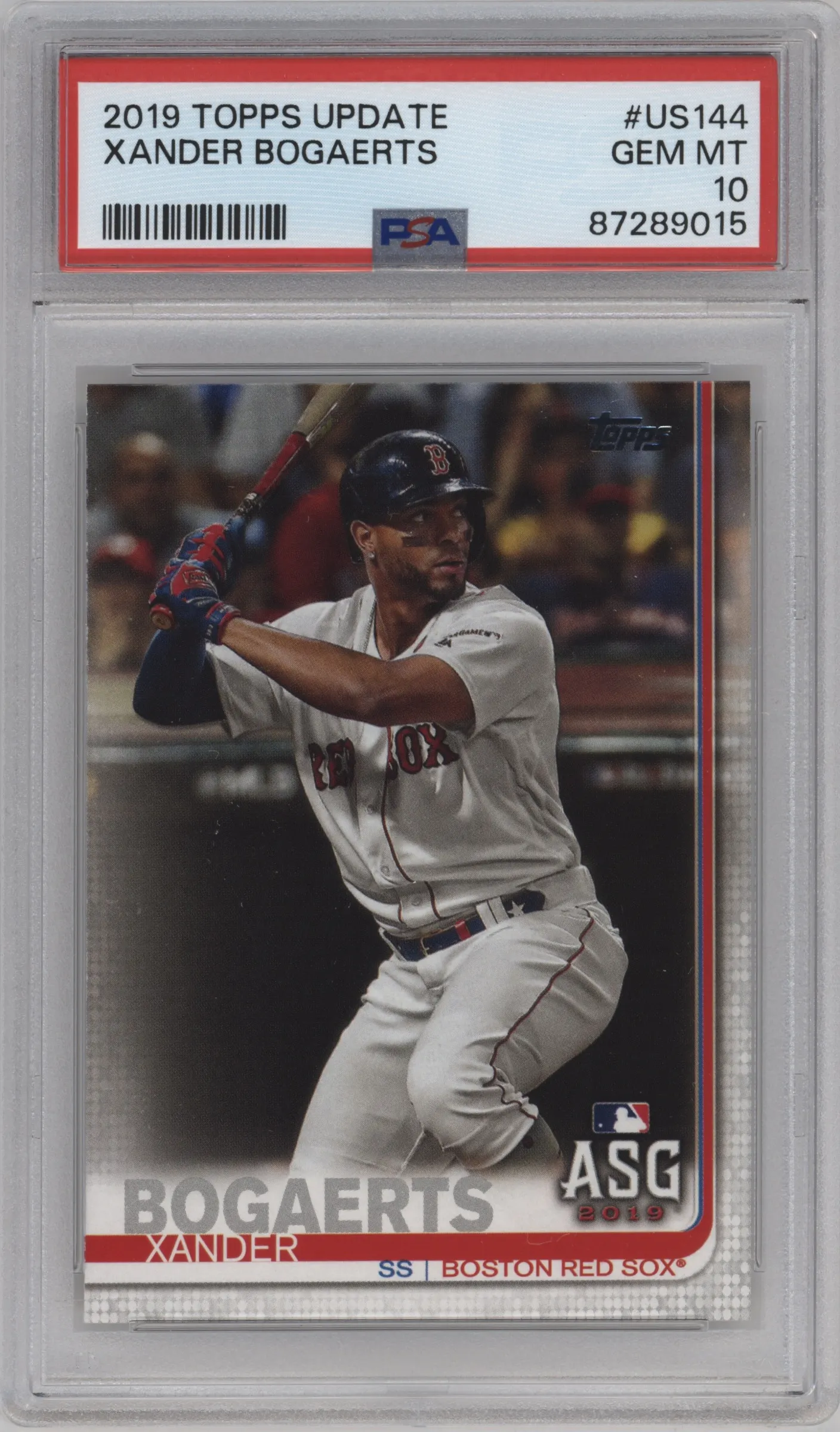 2019 Topps Update Xander Bogaerts PSA 10