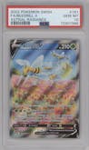 Beedrill V from the 2022 Pokemon SWSH set graded by PSA and given an overall grade of 10.