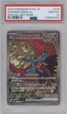 Roaring Moon ex from the 2024 Pokemon SV JPN set graded by PSA and given an overall grade of 10.