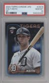 Colt Keith  from the 2024 Topps Chrome Update set graded by PSA and given an overall grade of 10.