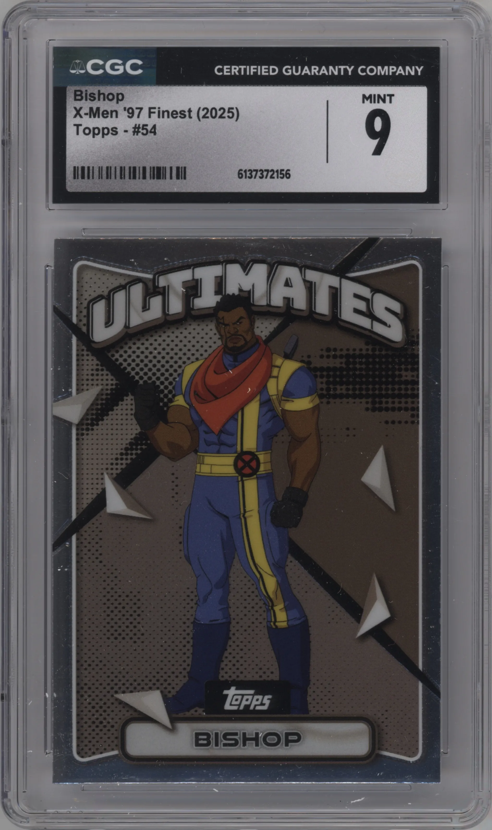 2025 Topps Finest X-Men '97 Bishop CGC 9