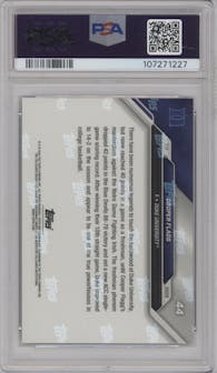 Cooper Flagg from the 2024-25 Bowman U Now set graded by PSA and given an overall grade of 10.