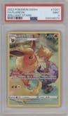 Flareon from the 2022 Pokemon SWSH set graded by PSA and given an overall grade of 9.