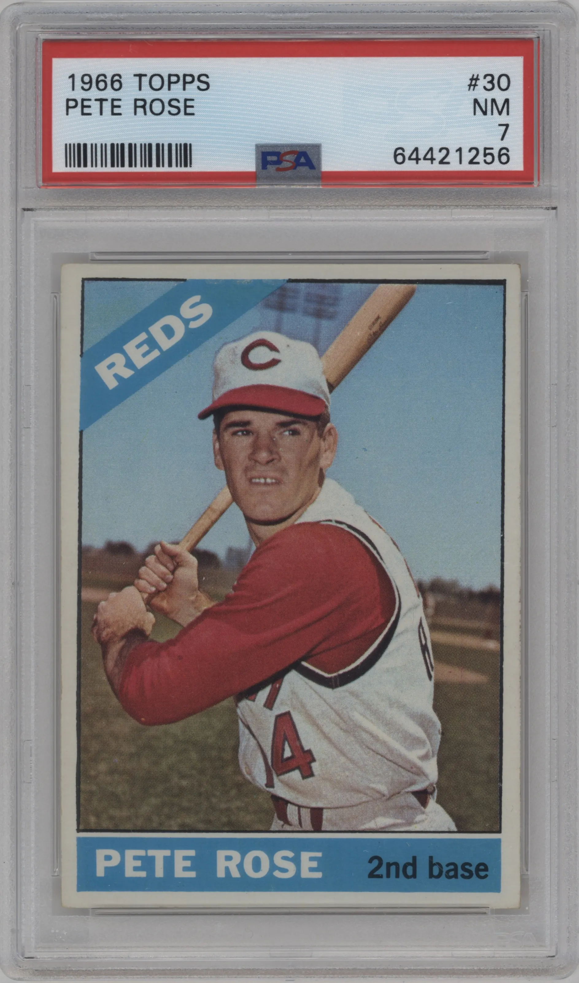 1966 Topps Pete Rose #30 PSA 7