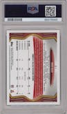 Travis Kelce from the 2013 Topps set graded by PSA and given an overall grade of 10.