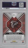 Michael Penix Jr. from the 2024 Panini Mosaic set graded by PSA and given an overall grade of 10.