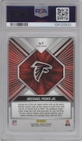 Michael Penix Jr. from the 2024 Panini Mosaic set graded by PSA and given an overall grade of 10.