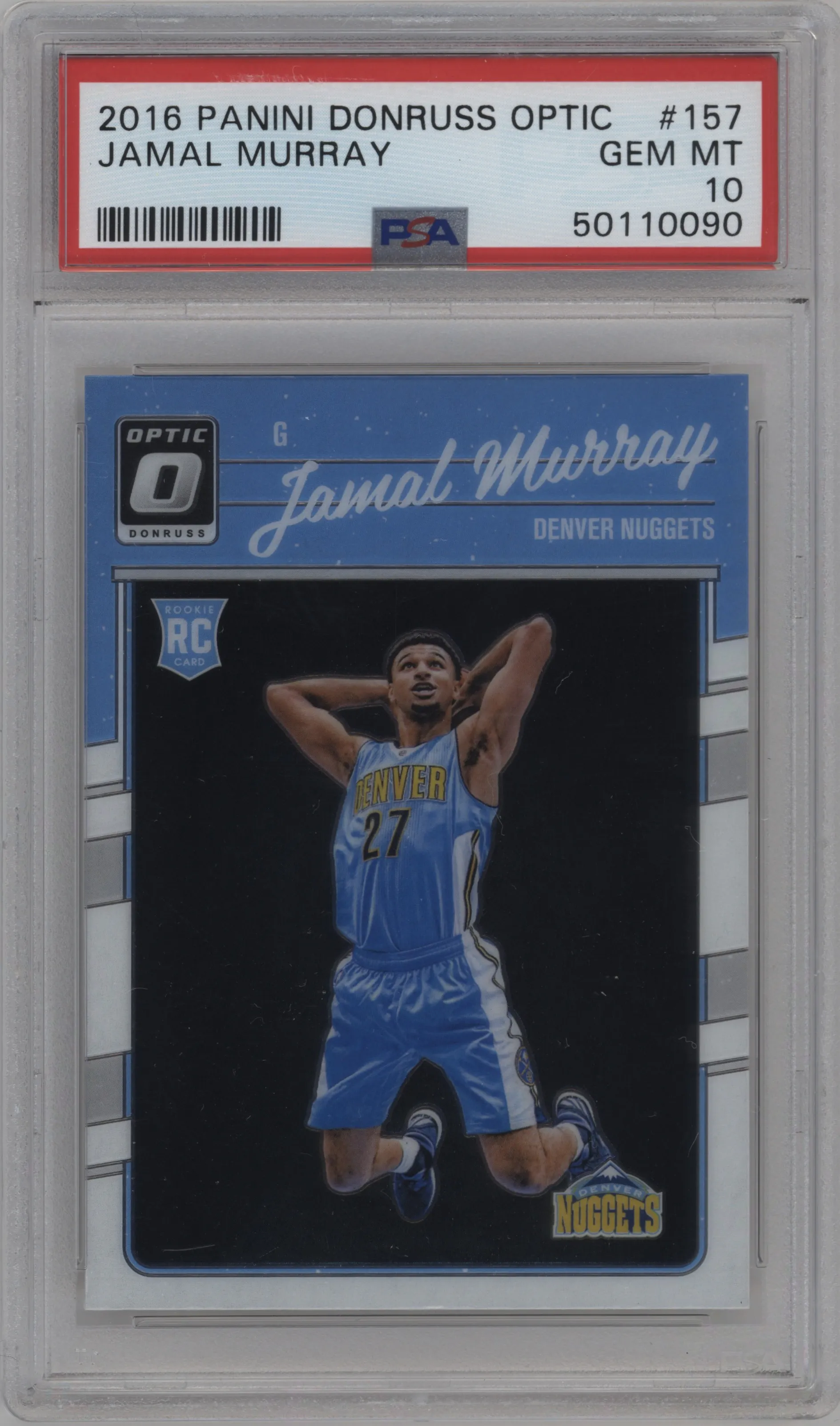 2016 Panini Donruss Optic Jamal Murray PSA 10