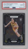 Caitlin Clark from the 2024 Panini Prizm Draft Picks set graded by PSA and given an overall grade of 10.