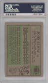 John Elway from the 1984 Topps set graded by PSA and given an overall grade of 8.