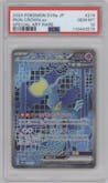 Iron Crown ex from the 2024 Pokemon SV JPN set graded by PSA and given an overall grade of 10.
