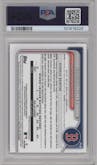 Starlyn Nunez from the 2024 Bowman Chrome set featuring a Speckle Refractor parallel graded by PSA and given an overall grade of 10.