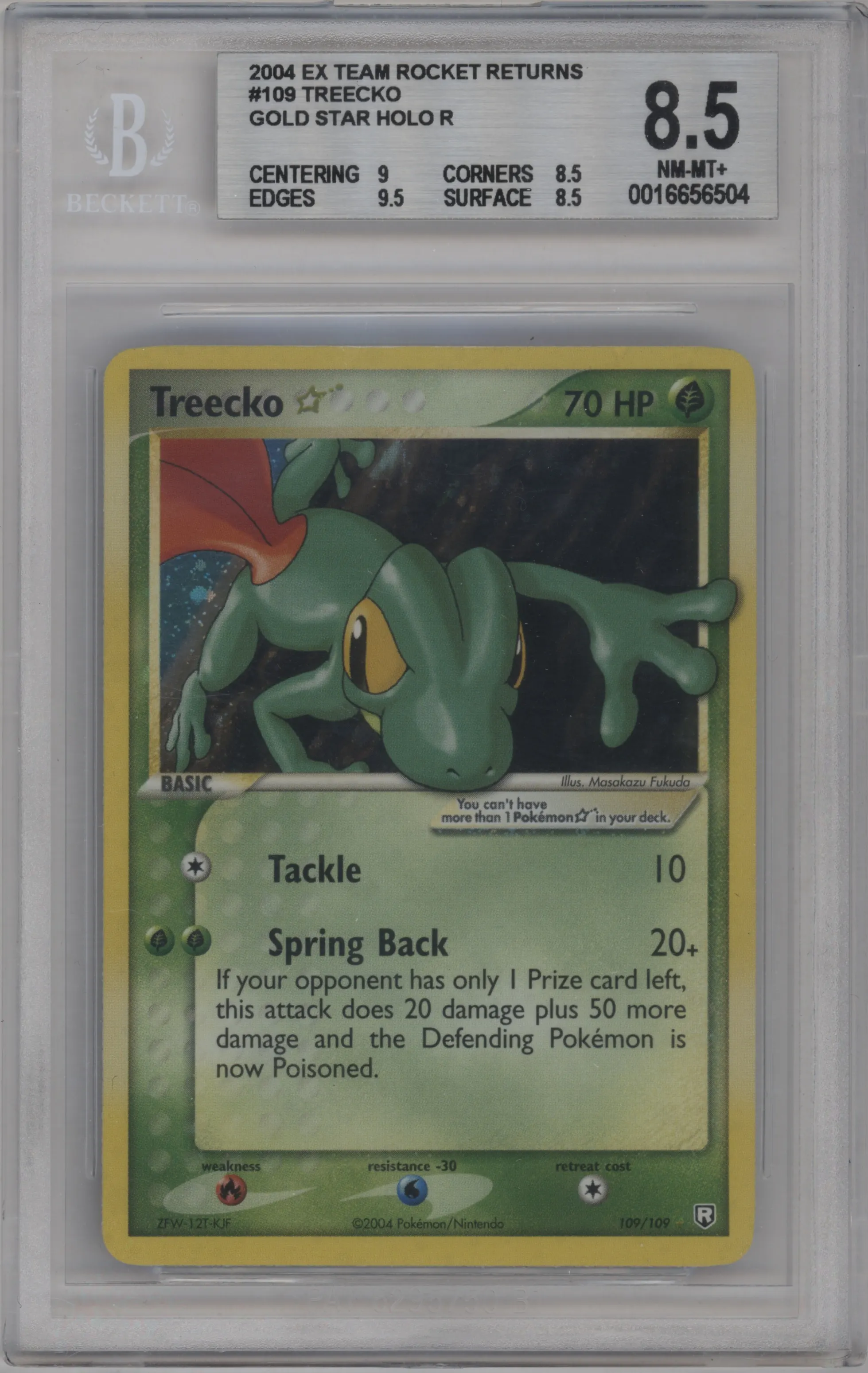 Treecko Gold Star