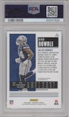 Rico Dowdle from the 2020 Panini Contenders set graded by PSA and given an overall grade of 10.