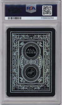 Shohei Ohtani from the 2025 Topps set graded by PSA and given an overall grade of 9.