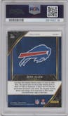 Josh Allen from the 2019 Panini Select  set featuring a Cosmic parallel graded by PSA and given an overall grade of 10.