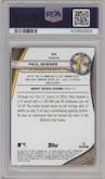 Paul Skenes from the 2024 Bowman's Best set featuring a Refractor parallel graded by PSA and given an overall grade of 10.