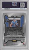 Sam LaPorta from the 2023 Panini Prizm set featuring a White Sparkle parallel graded by PSA and given an overall grade of 10.