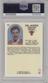 Phil Jackson  from the 1989-90 NBA Hoops  set graded by PSA and given an overall grade of 10.