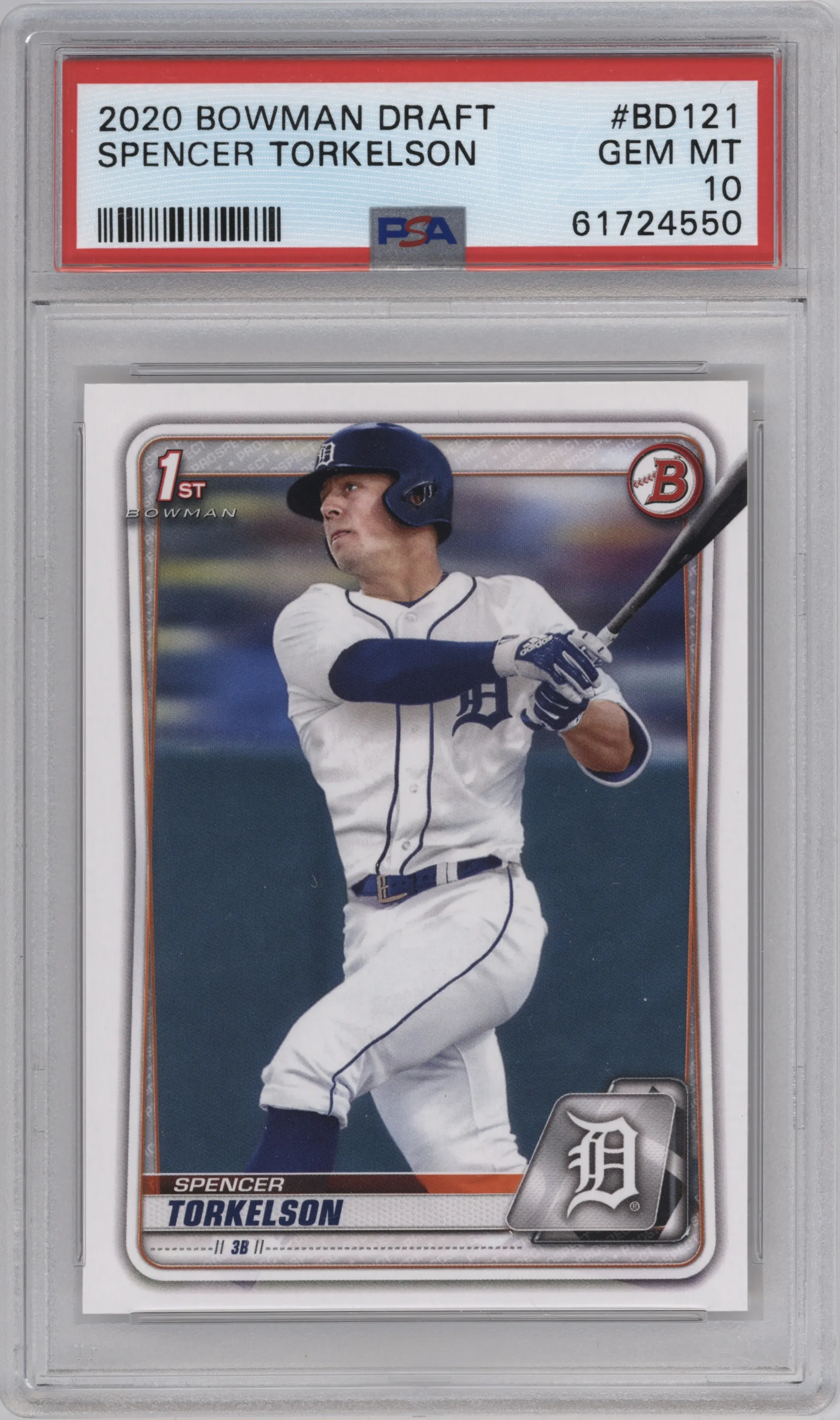 2020 Bowman Draft Spencer Torkelson PSA 10