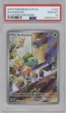 Bulbasaur from the 2024 Pokemon SV set graded by PSA and given an overall grade of 10.
