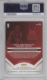 Giannis Antetokounmpo from the 2013-14 Panini Prestige set graded by PSA and given an overall grade of 10.