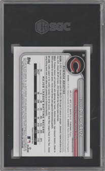 Elly De La Cruz from the 2024 Bowman set graded by SGC and given an overall grade of 10.