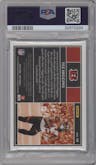 Tee Higgins from the 2020 Panini One set featuring a Red parallel graded by PSA and given an overall grade of 9.