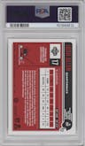 Josh Allen from the 2018 Panini Classics set featuring a Red Back parallel graded by PSA and given an overall grade of 9.