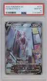 Mewtwo V from the 2022 Pokemon SWSH set graded by PSA and given an overall grade of 10.