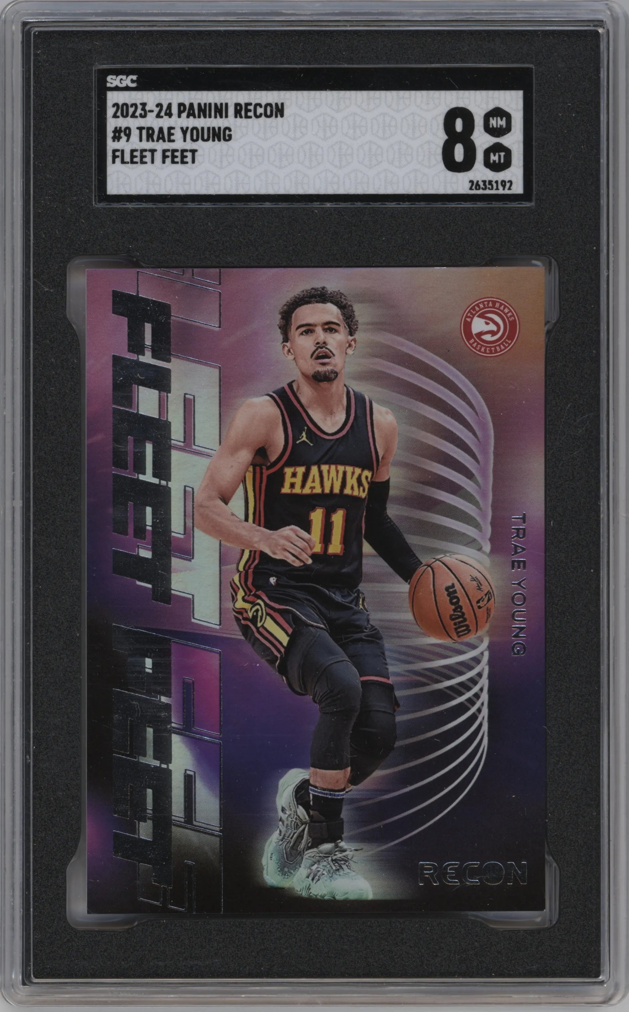 2023 Panini Recon Fleet Feet Trae Young SGC 8