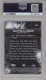 Elly De La Cruz from the 2024 Topps Finest set graded by PSA and given an overall grade of 9.