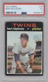Bert Blyleven from the 1971 Topps set graded by PSA and given an overall grade of 3.