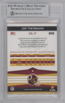 Joe Theismann from the 2008 Donruss Playoff Silver Signatures set graded by Beckett and given an overall grade of 8.5.