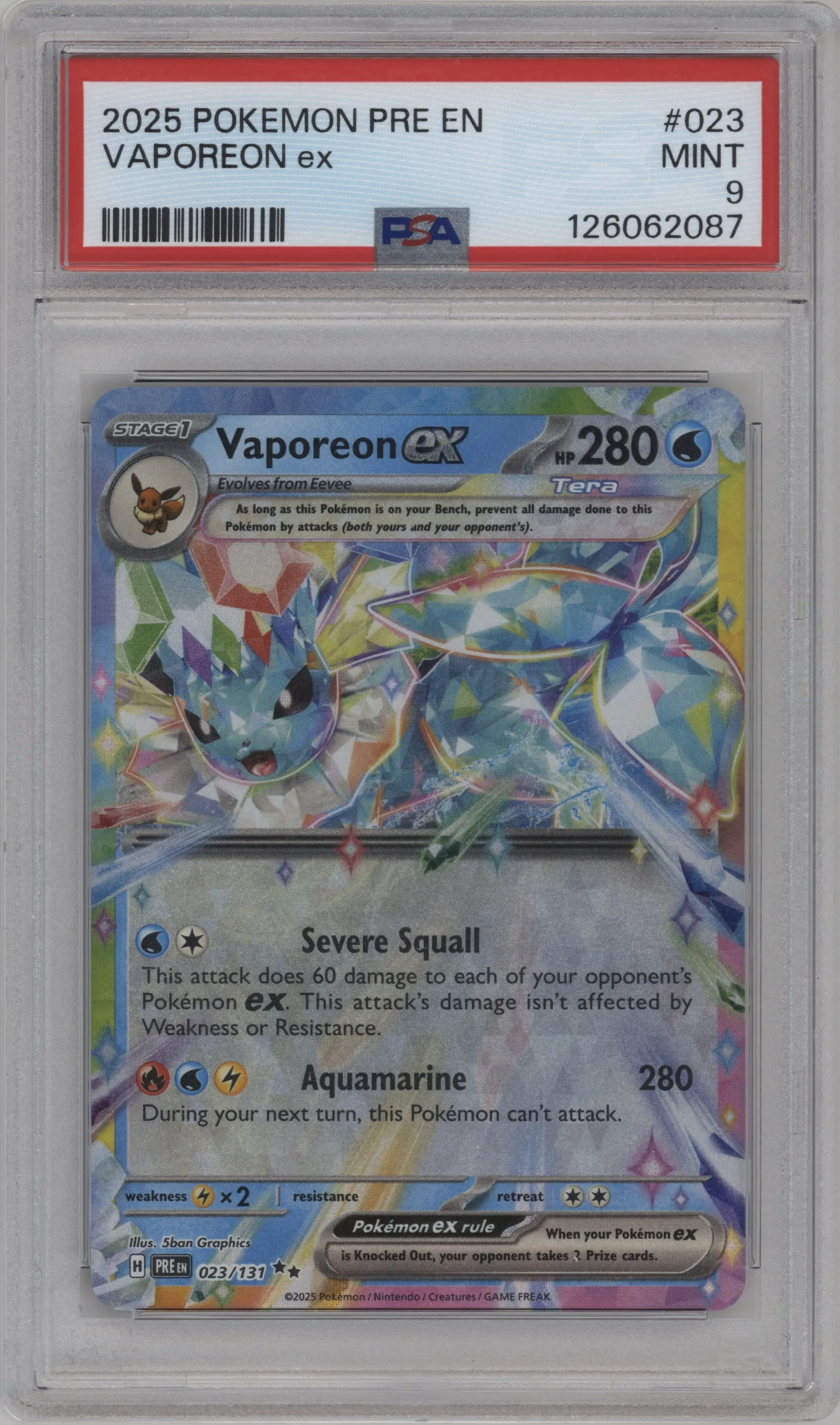 Vaporeon ex