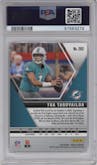 Tua Tagovailoa from the 2020 Panini Mosaic set graded by PSA and given an overall grade of 10.