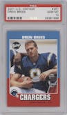 Drew Brees from the 2001 Upper Deck Vintage set graded by PSA and given an overall grade of 10.