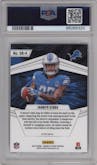 Jahmyr Gibbs from the 2023 Panini Rookies & Stars set graded by PSA and given an overall grade of 10.