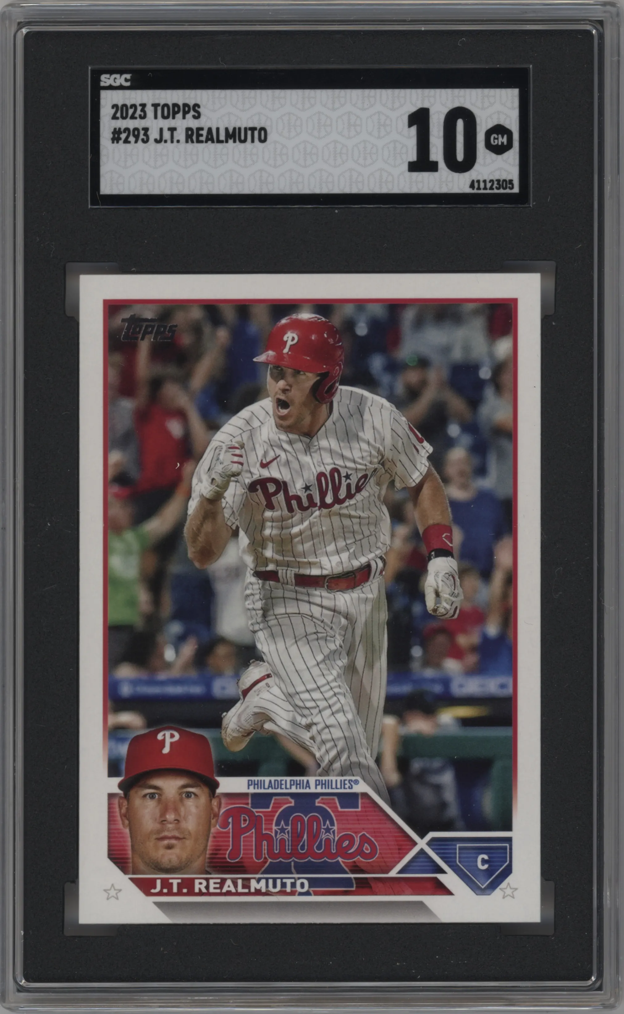 2023 Topps Series 1 J.T. Realmuto SGC 10
