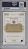 Giannis Antetokounmpo from the 2020-21 Panini Flawless Basketball set graded by PSA and given an overall grade of 10.
