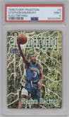 Stephon Marbury from the 1998-99 Fleer Tradition set graded by PSA and given an overall grade of 9.