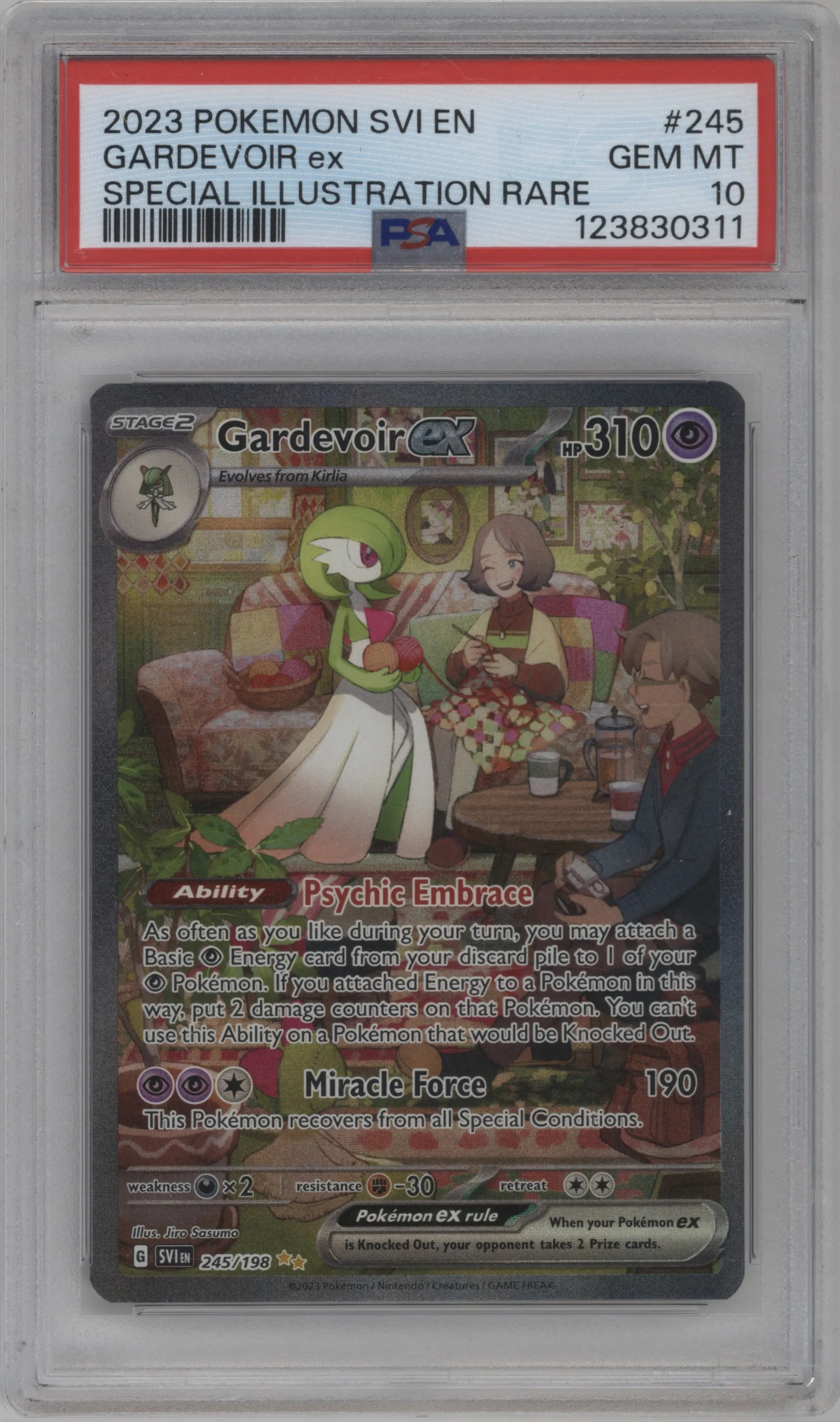 2023 Pokemon SV Gardevoir ex #245 PSA 10