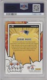 Drake Maye from the 2024 Donruss set graded by PSA and given an overall grade of 10.