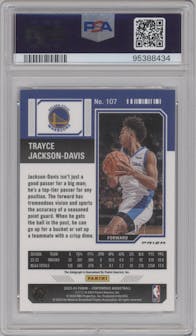 Trayce Jackson-Davis from the 2023-24 Panini Contenders set featuring a Blue FOTL parallel graded by PSA and given an overall grade of 9.
