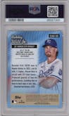 Bobby Witt Jr. from the 2024 Topps Chrome set graded by PSA and given an overall grade of 10.