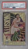 Jaime Jaquez Jr. from the 2023-24 Panini Contenders Optic set featuring a Gold Vinyl parallel graded by PSA and given an overall grade of 10.