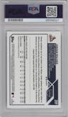 Jordan Walker from the 2023 Topps Chrome set featuring a X-Fractor parallel graded by PSA and given an overall grade of 10.
