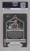 Victor Wembanyama from the 2023-24 Panini Mosaic set featuring a Reactive Yellow parallel graded by PSA and given an overall grade of 10.