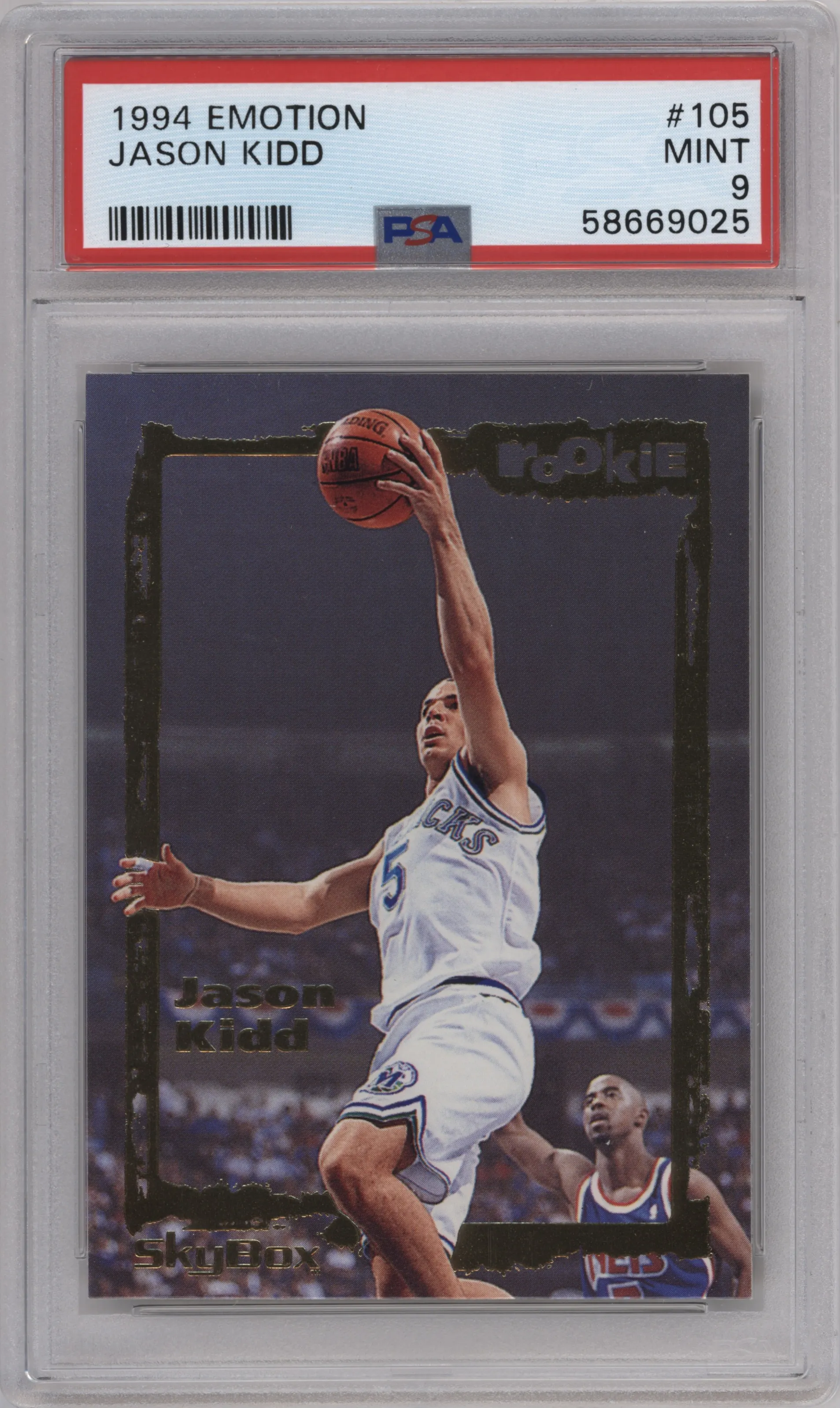 1994 Skybox E-Motion Jason Kidd #105 PSA 9